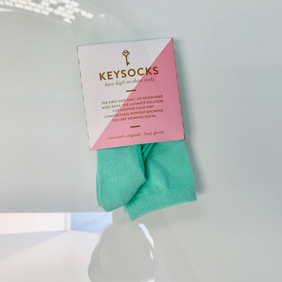 Keysocks Knee High No Show Socks NWT - Picture 2 of 3